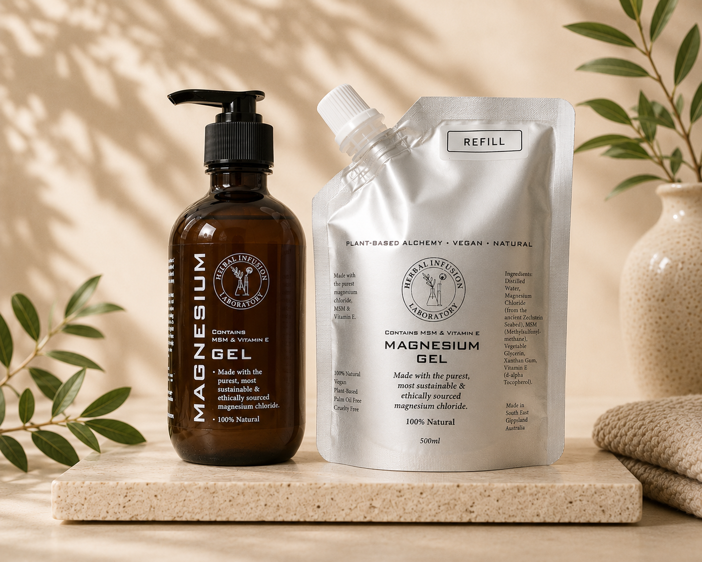 HiL magnesium gel and refill